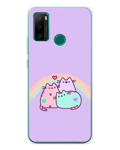 Чехол для Ulefone Note 10P с картинкой «Радужные Пушины» Чехол для Ulefone Note 10P с картинкой «Радужные Пушины»