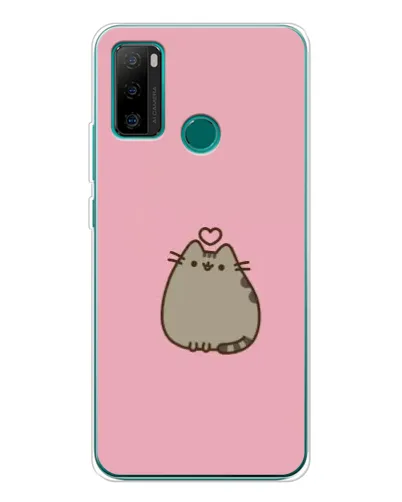 Чехол для Ulefone Note 10P с картинкой «Pusheen сердце» Чехол для Ulefone Note 10P с картинкой «Pusheen сердце»