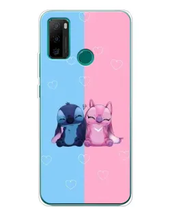 Чохол для Ulefone Note 10P з картинкою «Stitch та Angel Love»