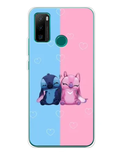 Чохол для Ulefone Note 10P з картинкою «Stitch та Angel Love»