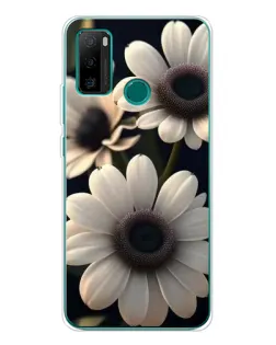 Чехол для Ulefone Note 10P с картинкой «Белые маргаритки макро»
