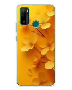 Чехол для Ulefone Note 10P с картинкой «Золотые лепестки»