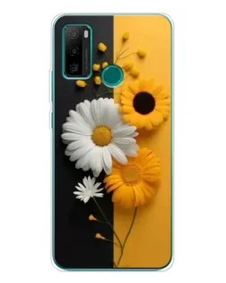 Чехол для Ulefone Note 10P с картинкой «Подсолнух и ромашка»