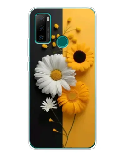 Чехол для Ulefone Note 10P с картинкой «Подсолнух и ромашка»