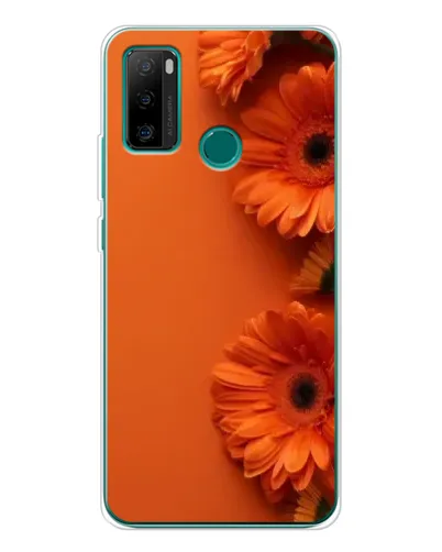 Чехол для Ulefone Note 10P с картинкой «Оранжевые герберы»