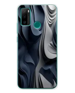 Чехол для Ulefone Note 10P с картинкой «Объемные синие складки» Чехол для Ulefone Note 10P с картинкой «Объемные синие складки»