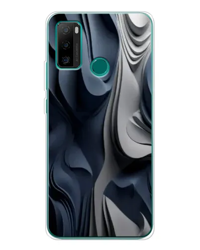 Чехол для Ulefone Note 10P с картинкой «Объемные синие складки» Чехол для Ulefone Note 10P с картинкой «Объемные синие складки»
