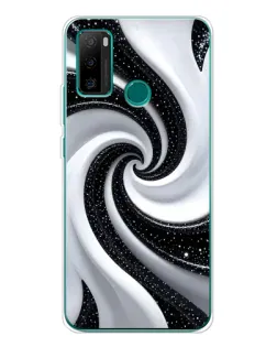Чехол для Ulefone Note 10P с картинкой «Черно-белая спираль» Чехол для Ulefone Note 10P с картинкой «Черно-белая спираль»