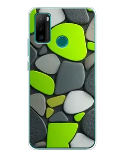 Чехол для Ulefone Note 10P с картинкой «Яркая неоновая галька»