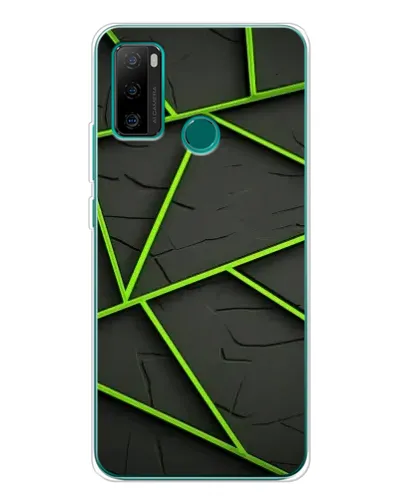 Чехол для Ulefone Note 10P с картинкой «Зеленые геометрические линии» Чехол для Ulefone Note 10P с картинкой «Зеленые геометрические линии»