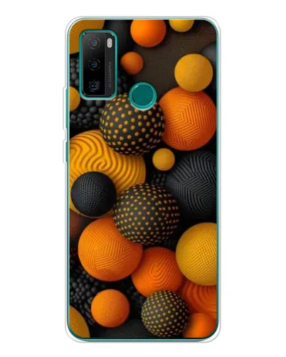 Чехол для Ulefone Note 10P с картинкой «Объемные оранжевые сферы» Чехол для Ulefone Note 10P с картинкой «Объемные оранжевые сферы»