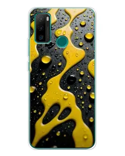Чехол для Ulefone Note 10P с картинкой «Жидкое желтое золото»