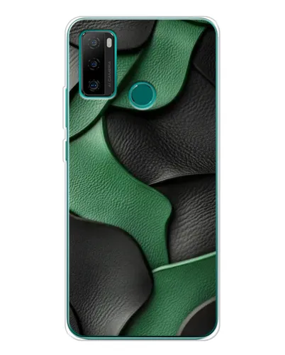 Чехол для Ulefone Note 10P с картинкой «Зеленые кожаные волны» Чехол для Ulefone Note 10P с картинкой «Зеленые кожаные волны»
