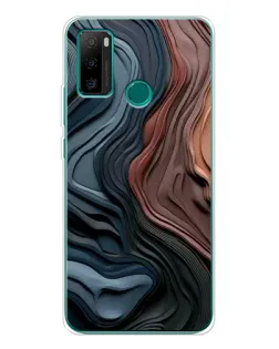 Чехол для Ulefone Note 10P с картинкой «Цветные волны каньона»