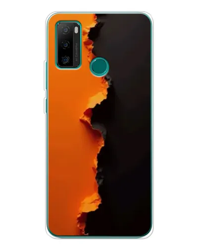 Чехол для Ulefone Note 10P с картинкой «Оранжевый разлом» Чехол для Ulefone Note 10P с картинкой «Оранжевый разлом»