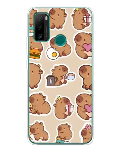 Чехол для Ulefone Note 10P с картинкой «Капибары паттерн» Чехол для Ulefone Note 10P с картинкой «Капибары паттерн»