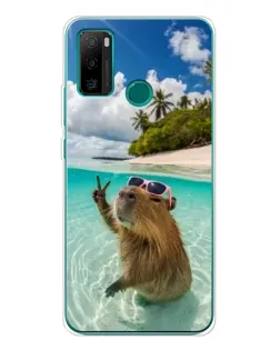 Чехол для Ulefone Note 10P с картинкой «Капибара на море» Чехол для Ulefone Note 10P с картинкой «Капибара на море»
