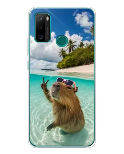 Чехол для Ulefone Note 10P с картинкой «Капибара на море» Чехол для Ulefone Note 10P с картинкой «Капибара на море»