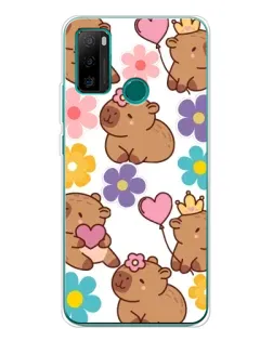 Чехол для Ulefone Note 10P с картинкой «Цветочный паттерн капибар» Чехол для Ulefone Note 10P с картинкой «Цветочный паттерн капибар»