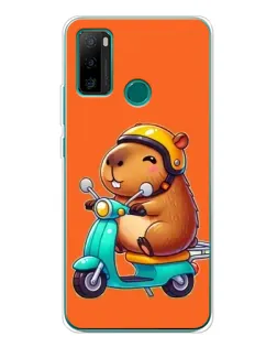 Чехол для Ulefone Note 10P с картинкой «Капибара на скутере» Чехол для Ulefone Note 10P с картинкой «Капибара на скутере»