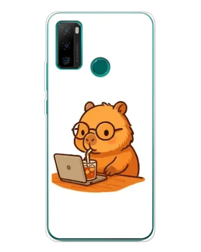 Чехол для Ulefone Note 10P с картинкой «Капибара с ноутбуком» Чехол для Ulefone Note 10P с картинкой «Капибара с ноутбуком»