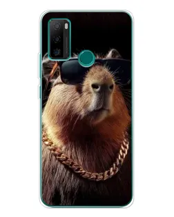 Чехол для Ulefone Note 10P с картинкой «Капибара золотая цепь» Чехол для Ulefone Note 10P с картинкой «Капибара золотая цепь»