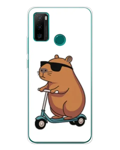 Чехол для Ulefone Note 10P с картинкой «Капибара на самокате» Чехол для Ulefone Note 10P с картинкой «Капибара на самокате»