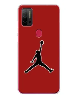 Чехол для Ulefone Note 11P с картинкой «Jordan Red Back»