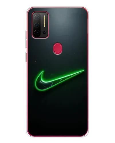 Чехол для Ulefone Note 11P с картинкой «Неоновый контур Nike»