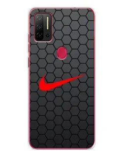 Чехол для Ulefone Note 11P с картинкой «Nike — карбоновая сетка»