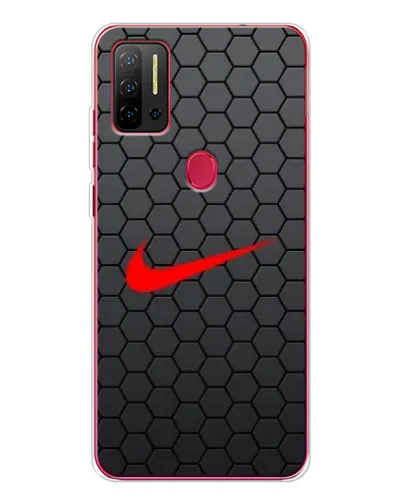 Чехол для Ulefone Note 11P с картинкой «Nike — карбоновая сетка»