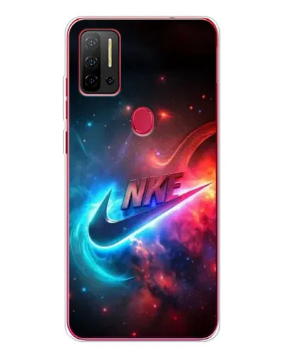 Чехол для Ulefone Note 11P с картинкой «Огненный логотип Nike»