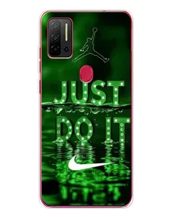 Чехол для Ulefone Note 11P с картинкой «Зеленый неоновый Nike»