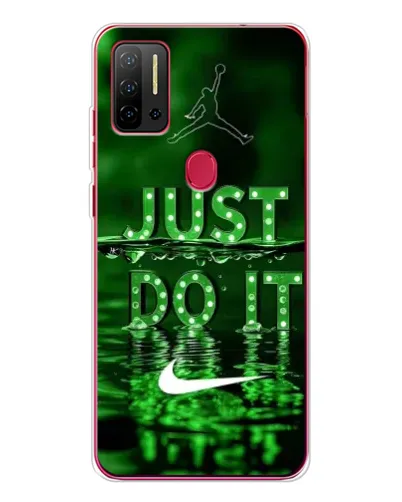 Чехол для Ulefone Note 11P с картинкой «Зеленый неоновый Nike»