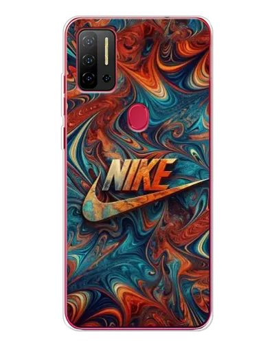 Чехол для Ulefone Note 11P с картинкой «Nike в абстракции»