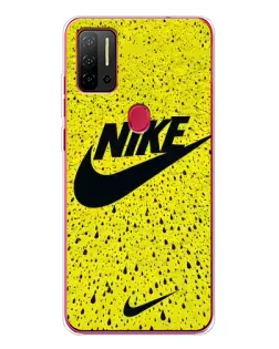 Чехол для Ulefone Note 11P с картинкой «Желтый текстурный Nike»