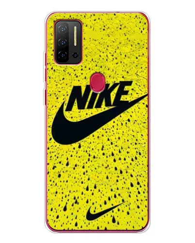 Чехол для Ulefone Note 11P с картинкой «Желтый текстурный Nike»