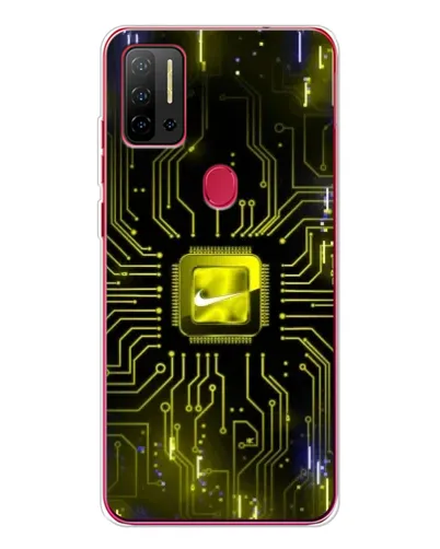 Чехол для Ulefone Note 11P с картинкой «Nike — золотая искра»