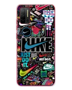 Чехол для Ulefone Note 11P с картинкой «Яркий коллаж Nike»
