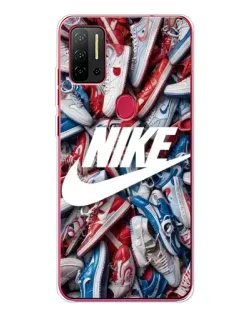 Чехол для Ulefone Note 11P с картинкой «Коллаж кроссовок Найк»