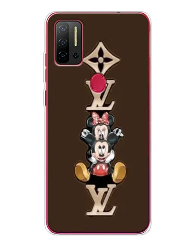 Чехол для Ulefone Note 11P с картинкой «LV и Микки Маус»