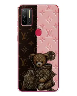 Чехол для Ulefone Note 11P с картинкой «Мишка в стиле LV»