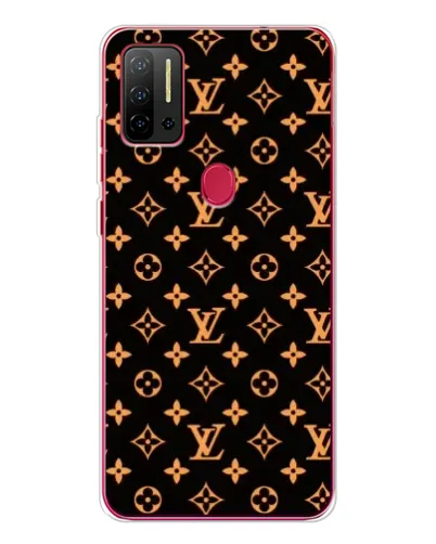 Чехол для Ulefone Note 11P с картинкой «Золотая монограмма LV»