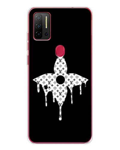 Чехол для Ulefone Note 11P с картинкой «Цветочная монограмма»