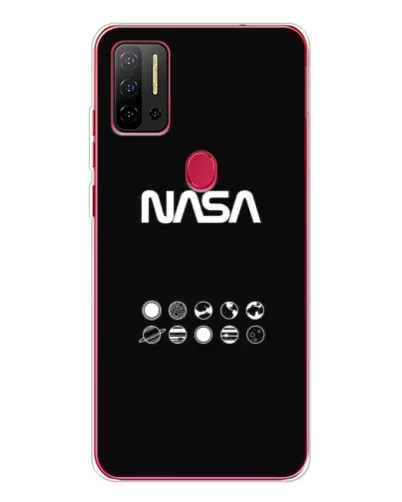 Чехол для Ulefone Note 11P с картинкой «NASA — технический принт»