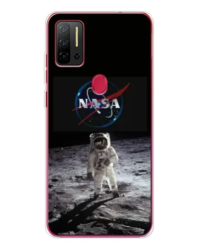 Чехол для Ulefone Note 11P с картинкой «Астронавт на Луне»