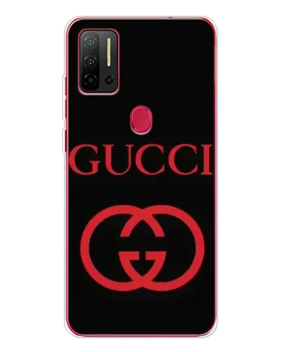 Чехол для Ulefone Note 11P с картинкой «Gucci — красный логотип»