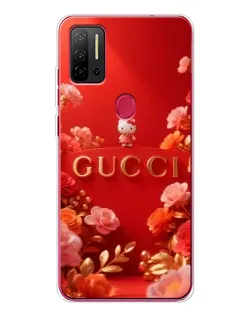 Чехол для Ulefone Note 11P с картинкой «Gucci — золотой сад»