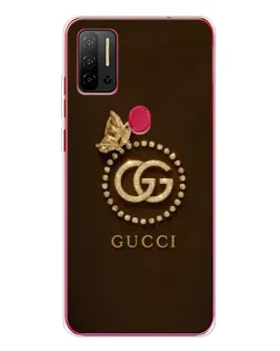 Чехол для Ulefone Note 11P с картинкой «Gucci — золотая бабочка»