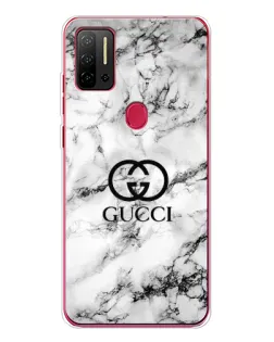Чехол для Ulefone Note 11P с картинкой «Gucci — мраморный шик»